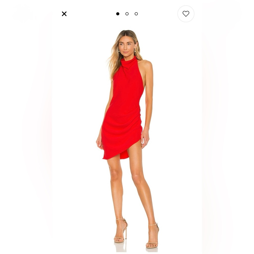 Amanda Uprichard Samba Dress in Red